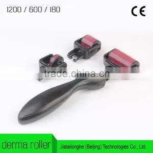 Anti Cellulite Micro Needle Therapy Stainless Derma Roller Kits 3 in 1 Derma Roller 600/180/1200 Pins thumbnail-6