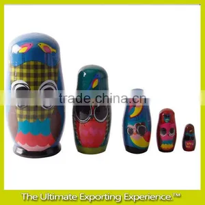Custom Russian Wooden Doll Set thumbnail-1