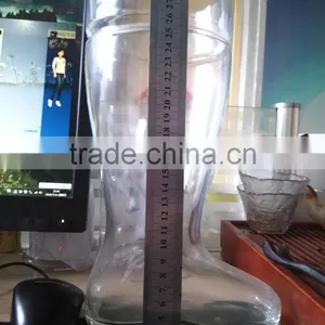 Wholesale Glass Vase Boot Shape Glass Flowerpot Lucency thumbnail-1