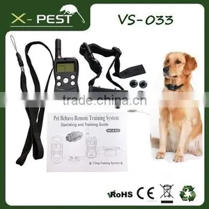 Visson Wholesale Pet Training Products VS-033 Electric Remote Dog Training Collar With Waterproof thumbnail-2
