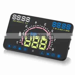 5.8 Inch HUD E350 Digital Speedometer Car OBD2 HUD Display thumbnail-3