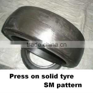 175x75x100 Anti-puncture Presson Solid Tyre thumbnail-1