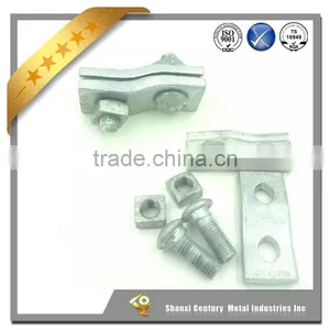 Deadend Hardware Offest 6409 Bolted Guy Wire Clamp thumbnail-1