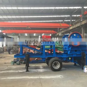Mobile Crusher Plant for Sale,Stone Mobile Crusher Price,portable Small Stone Crusher thumbnail-1