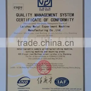 LAIZHOU WEIYI XQ-2B Mounting Machine for Metallographic Specimen thumbnail-4