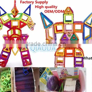 Creative Kids DIY Toy Educational Magnetic Bulding Solid Plastic Block thumbnail-1