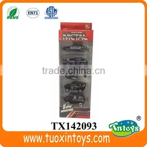 Die Cast Free Wheel Car 5pcs Construction Vehicles thumbnail-4