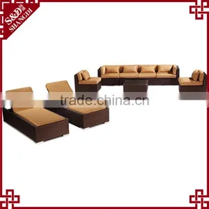 Fashion Leisure Outdoor Best Rattan Sofa Set Designs and Prices thumbnail-1