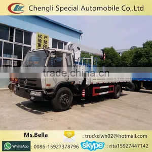 8-10 Ton Crane Lorry Right Hand Drive New Cargo Truck Crane thumbnail-1