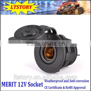 Black Color Car Merit Socket12V Power Socket Black Cooler thumbnail-1