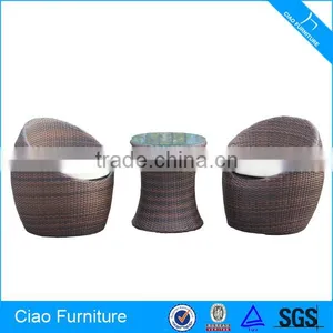 Outdoor Rattan Furniture Cozy Garden Wicker Coffee Table And Chair thumbnail-2