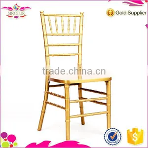 Qingdao SinoFur Classical Wholesale Golden Wood Tiffany Chair thumbnail-1