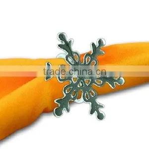 Decorative Metal Napkin Rings, Wedding Napkin Ring, Handmade Napkin Rings thumbnail-1