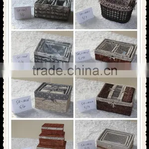 FSC Wholesale 100% Handmade Nature Bakery Wicker Bread Basket thumbnail-1