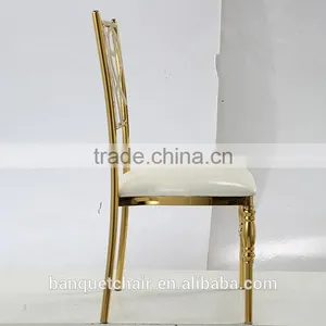 New Morden Metal Stainless Steel Dinner Chair for Sale thumbnail-2
