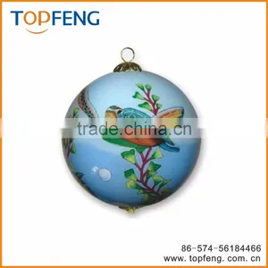 2016 Hot Design Glass Christmas Painting Ball/christmas Ornament Glass Ball/inside Clear Glass Ball Christmas Tree Ornament thumbnail-2