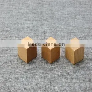 1.5" Natural Unfinished Hardwood Craft Wood Blocks thumbnail-1