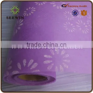Petal Pattern Spunbond Polyester Nonwoven Fabric for Flower Packaging and Decoration thumbnail-1
