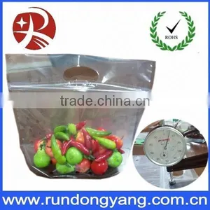 Transparent Plastic Stand up Pouch and Zipper Pouch Fruit Bag thumbnail-2