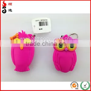 BBW Pink Owl Nail Clippers Cover Finger Toe Keychain Travel Cute thumbnail-1