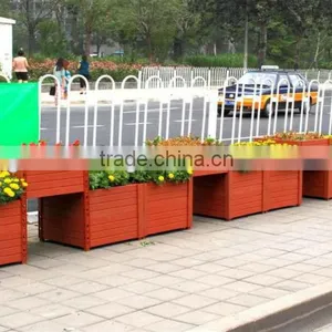 Plastic Multifunction Modular Box Planter, Street Flower Pots, Garden Planters thumbnail-1