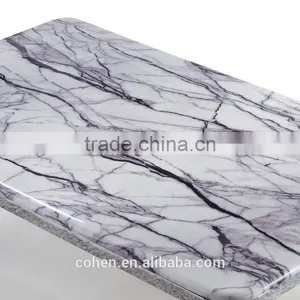 European Design Modern Mdf Stainless Steel Marble Top Center Table B2195 thumbnail-4