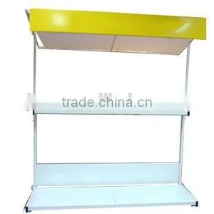 Wheel Metal Shelves Display Stand thumbnail-1