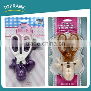 Toprank BSCI Factory New Design Scissors Shape Cake Mould Multifunction Cake Mold Bakeware Cake Mold Cooking Cutter thumbnail-1