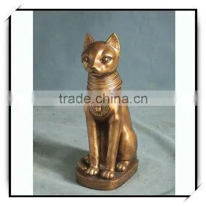 China Personalized Indoor Golden Cat Animal Carving thumbnail-1