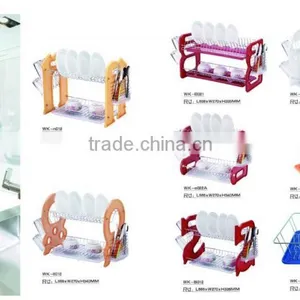 3 Layer Dish Organizer/ Plastic Dish Drainer With Plastic Handle thumbnail-4