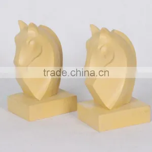 Home Deco Colorful Animal Style Horse Head Book Stand Modern Concrete Bookends thumbnail-1