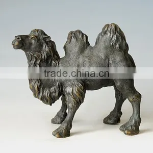 Garden Decor Large Animal Statues Bronze Camel Sculpture for Sale thumbnail-1