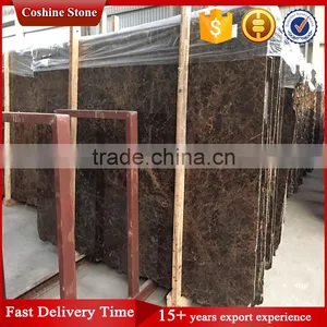 China Dark Emperador Polished Slab Brown Marble thumbnail-1