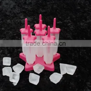 Hotsale Customized LOGO Flower Shape Plastic Popsicle Mold thumbnail-3