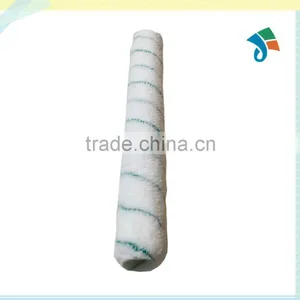 High Quality Microfiber With Single Green Stripe Paint Roller Cover Paint Roller Sleeve thumbnail-2
