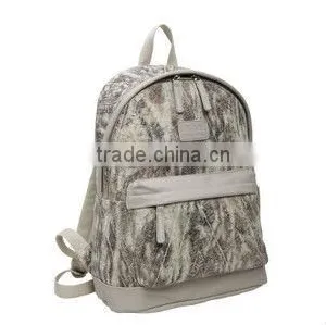 (OEM) Exquisite Canvas Western Style Casual School Backpack thumbnail-1
