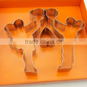 47040 Wedding Kissing Shape Stainless Steel Cookie Cutter Set thumbnail-4
