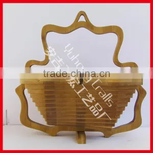 Custom Made Folding Bamboo Basket With Competitive Price thumbnail-2