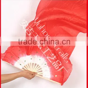 Hot Belly Dance 100% Real Silk Fan Veils thumbnail-3