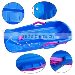 Professional Hot Selling Child 75cm Snow Slide Plastic Tobaggon Snowboard One Seat With Brake thumbnail-4