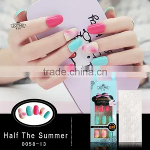 2017 Fresh Full Cover Salon DIY False Nail Art Designs thumbnail-1