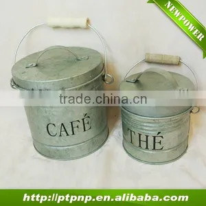 Home and Garden Collection Iron Storage Box With Handle thumbnail-1