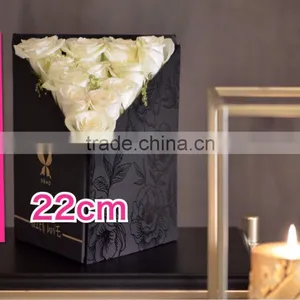 Classical Black Customized Flower Box Folding Style to Save Shipping Cost thumbnail-1