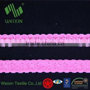Beautiful Flower Designed Picot Elastic Tape for Garment Used thumbnail-3