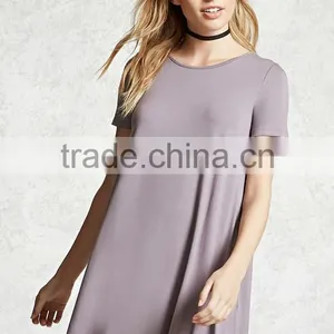 Woman Loose Short Sleeve Casual Dress thumbnail-6