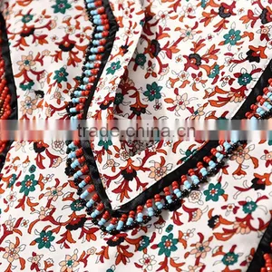 Latest Design Fashionable Preppy Style Beaded Fabric For Dress For Youth thumbnail-6