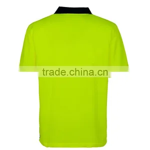 Mens Hi-vis T-shirt/Hi Vis Dry Fit Polo Shirt thumbnail-3