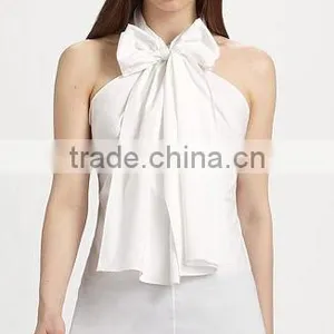 Ladies Bow Tie White Top thumbnail-1