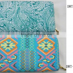 2017 Hot Vogue Sequin Classic Floral Canvas Cotton Latest Wallet thumbnail-5