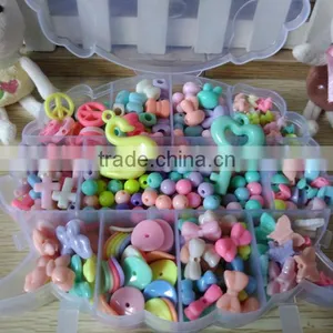 Diy Loose Beads Sets Children Jewelry Accossories Children Plastic Beads Cheap Toys Gifts for Kids thumbnail-3